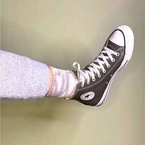 Olive Green Converse / Classic Hightop Chuck Taylors.